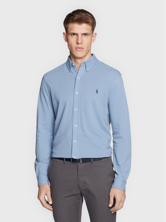 Polo Ralph Lauren Polo Ralph Lauren Krekls 710654408085 Zils Regular Fit
