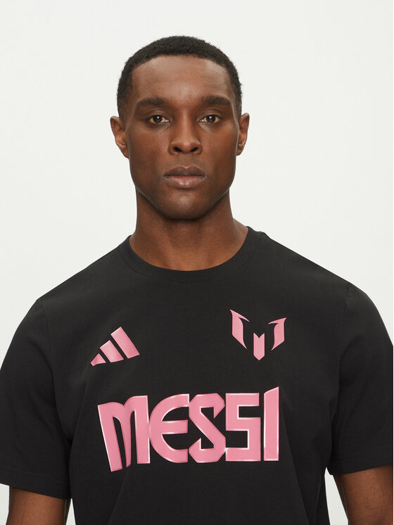 adidas adidas Φανελάκι τεχνικό Messi Name and Number Graphic JM3551 Μαύρο Regular Fit