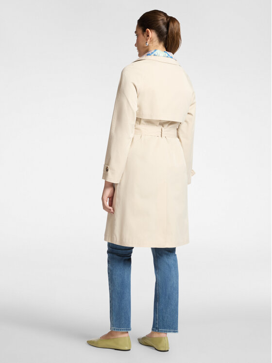 Elena Mirò Elena Mirò Cappotto invernale F244P000187N002 Crema A-Line Fit