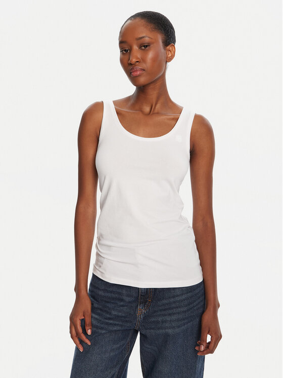 G-Star Raw G-Star Raw Top Base D07210-3310 Bijela Slim Fit
