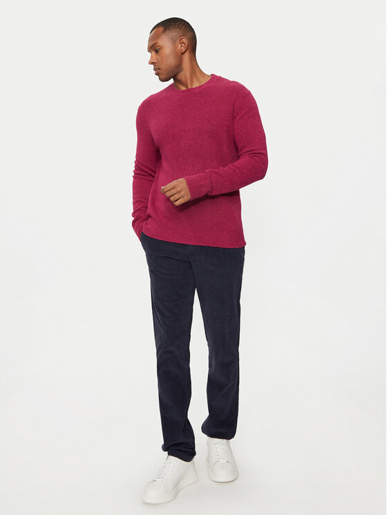 United Colors Of Benetton United Colors Of Benetton Pullover 10R2U108E Dunkelrot Regular Fit