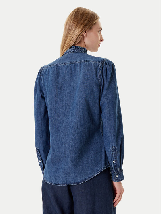 United Colors Of Benetton United Colors Of Benetton camicia di jeans 5RZKDQ0BE Blu Regular Fit