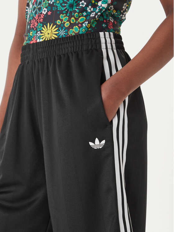 adidas adidas Pantaloncini sportivi 3-Stripes Jaquard KD2911 Nero Loose Fit