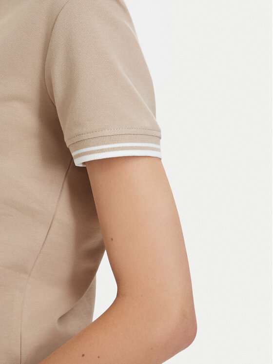 Beverly Hills Polo Club Beverly Hills Polo Club Polo särk P-SS26W-P0300 Beež Regular Fit