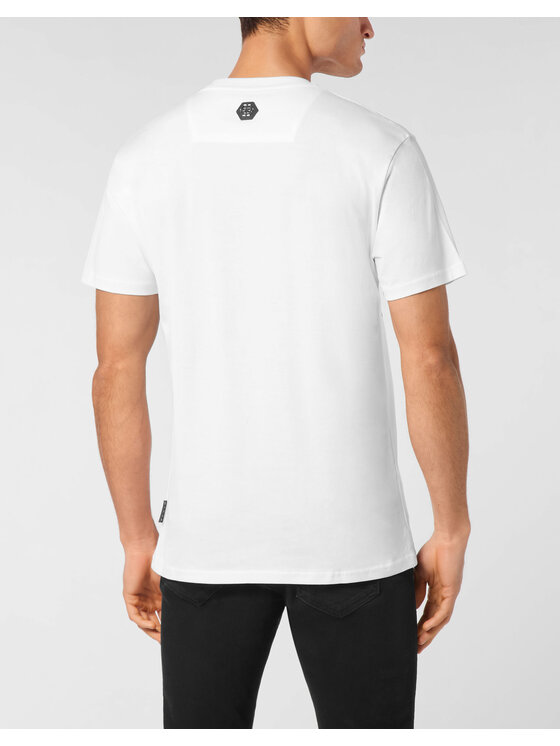 PHILIPP PLEIN PHILIPP PLEIN T-Shirt 24647 Biały Regular Fit