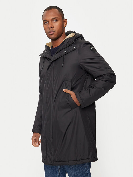 Blauer Blauer Palton 24WBLUK11279 Negru Regular Fit