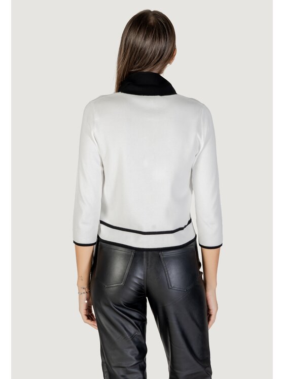 Morgan De Toi Morgan De Toi Maglione 252-MJIM Bianco Egg Fit