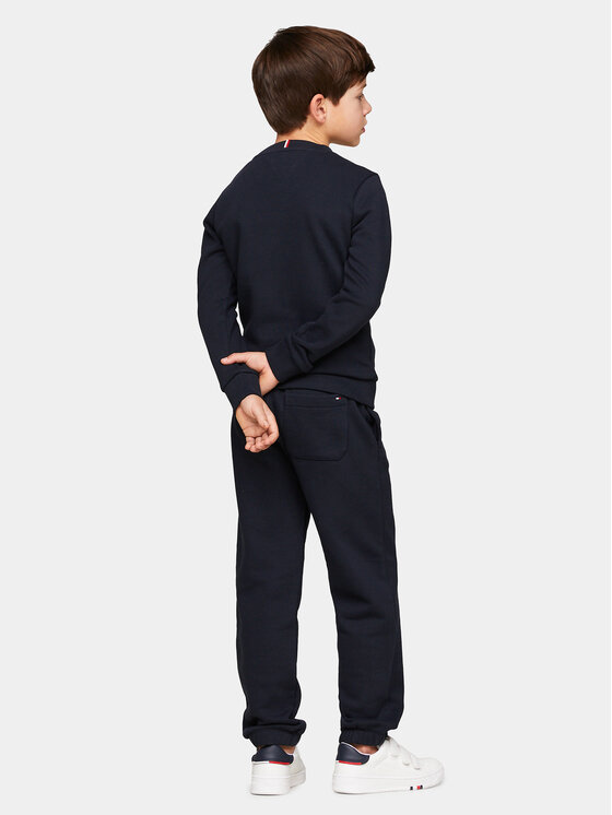 Tommy Hilfiger Tommy Hilfiger Pulóver Th Logo KB0KB08828 Sötétkék Regular Fit
