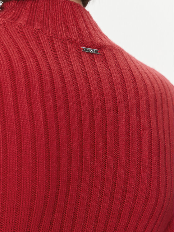 Liu Jo Liu Jo Maglione MF3223 MA95M Rosso Regular Fit