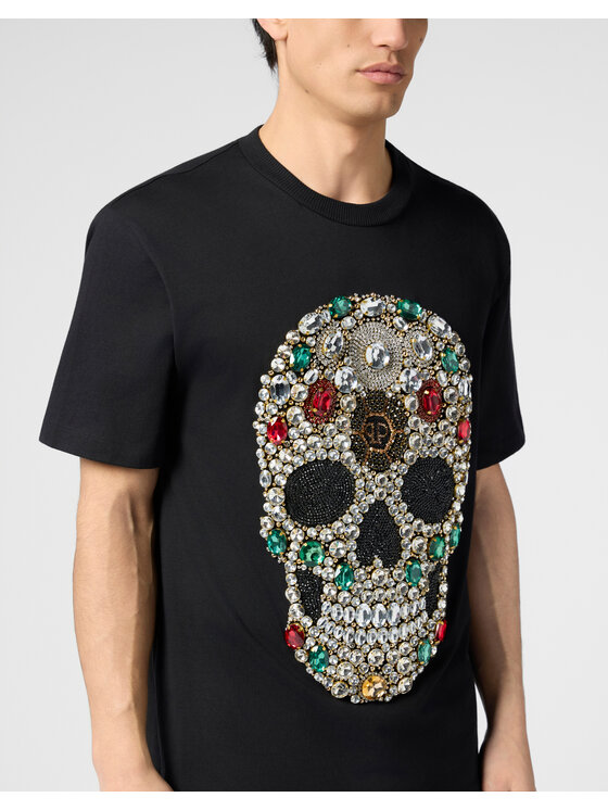 PHILIPP PLEIN PHILIPP PLEIN T-Shirt 30561 Černá Regular Fit