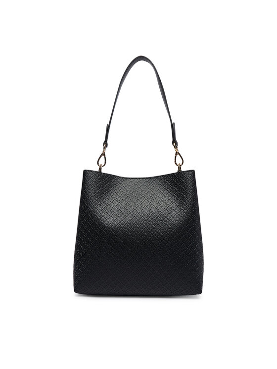 Tommy Hilfiger Tommy Hilfiger Дамска чанта Th Icon Shoulder Bag Mono AW0AW19000 Черен