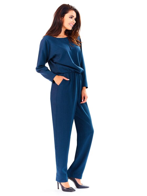 Infinite You Infinite You Jumpsuit M142 Blu scuro Basic Fit