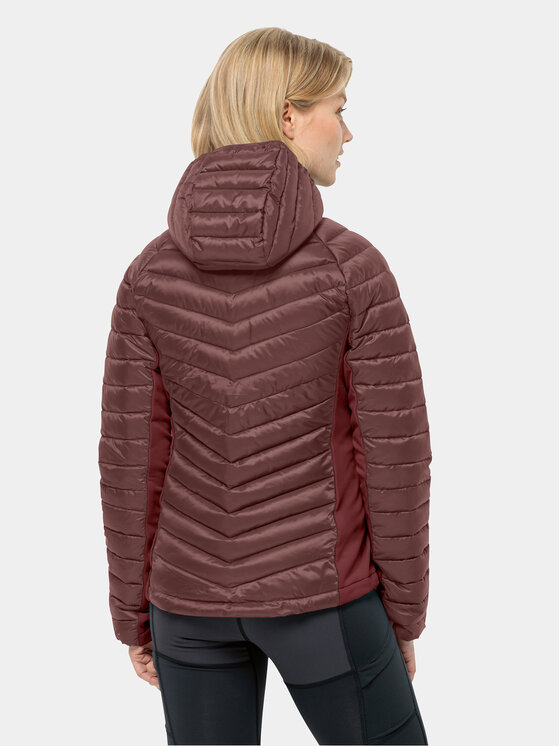 Jack Wolfskin Jack Wolfskin Outdoor jakna Routeburn Pro Ins Jkt 1207192 Tamnocrvena Regular Fit
