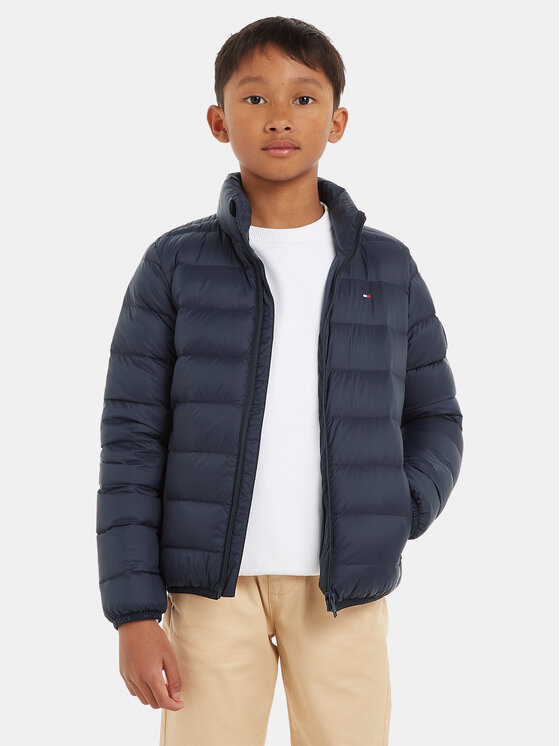 Tommy Hilfiger Dūnu jaka Essential KS0KS00440 D Tumši zils Regular Fit