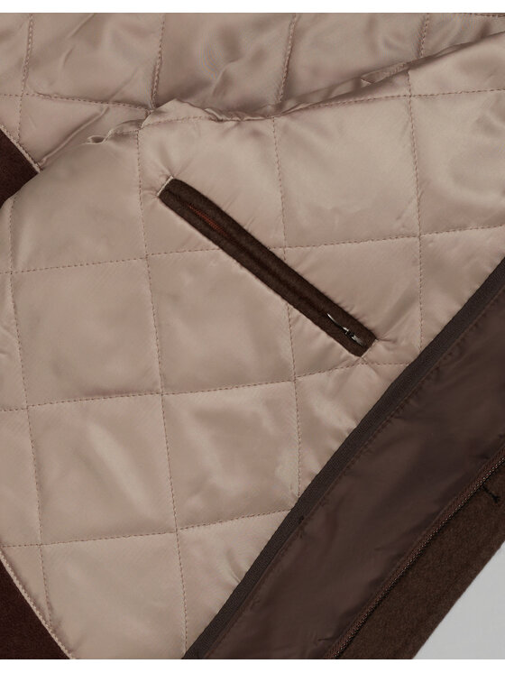 Borgio Borgio Płaszcz zimowy pontelongo Brązowy Slim Fit