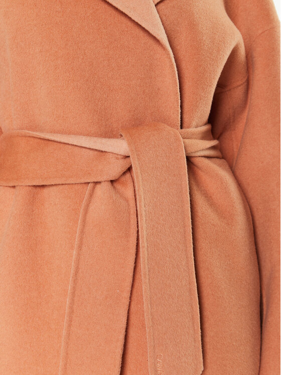 Calvin Klein Calvin Klein Vuneni kaput K20K205006 Narančasta Oversize