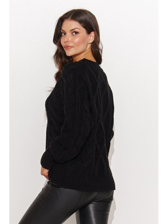 Numinou Numinou Sweter NU_S93 Czarny Regular Fit