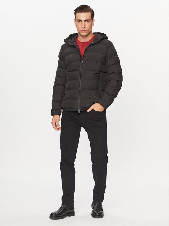 Geox Geox Μπουφάν χειμωνιάτικο Spherica M3629C T2961F 9000 Μαύρο Regular Fit