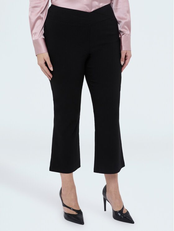 Fiorella Rubino Fiorella Rubino Pantaloni di tessuto P701L002310N033 Nero Flare Fit