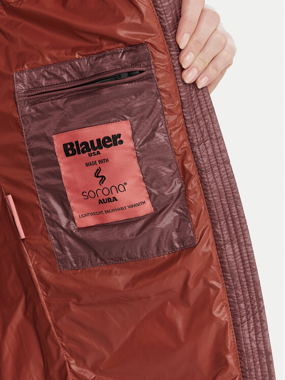 Blauer Blauer Prehodna jakna 25WBLDK02069 Bordo rdeča Regular Fit