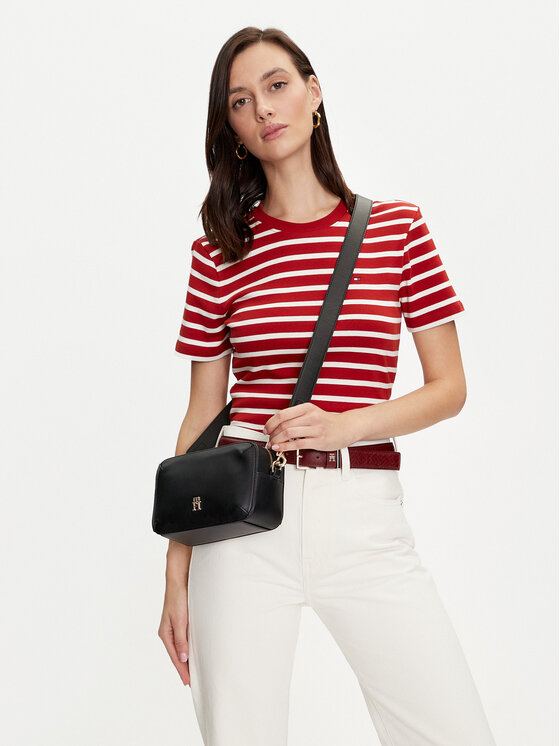 Tommy Hilfiger Tommy Hilfiger Käekott Chic Camera Bag AW0AW16689 Must