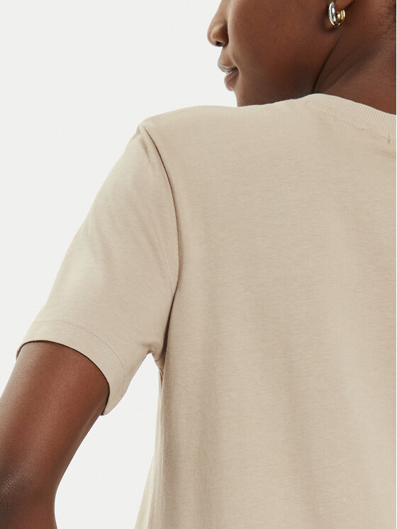 Calvin Klein Jeans Calvin Klein Jeans Tricou Embro Badge J20J222560 Bej Regular Fit