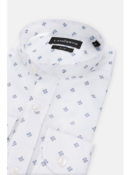 Lancerto Lancerto Koszula Theo KO073122000027 Biały Slim Fit