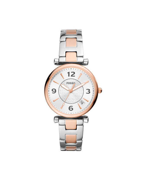 Fossil Fossil Годинник Carlie Mini Mesh ES5156 Срібний