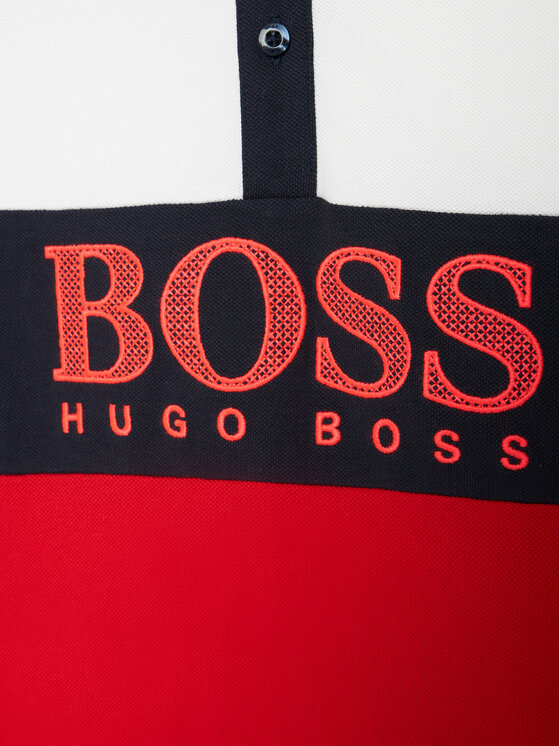 Polo J25L25 D Rosso Slim Fit