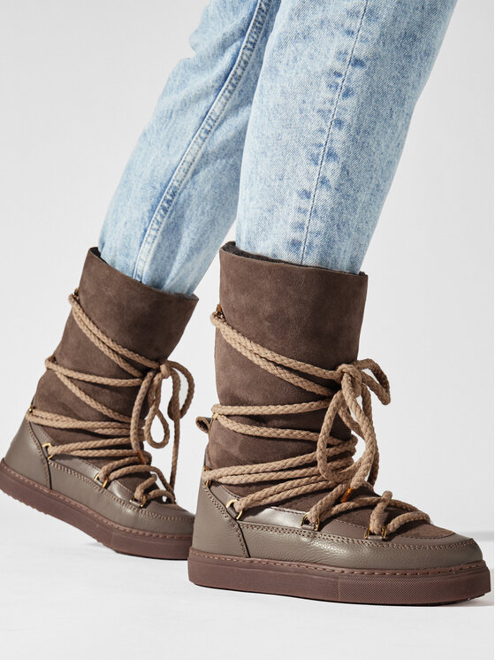 Inuikii Inuikii Snehule Classic High Laced 75107-096 Hnedá