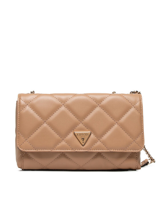 Guess Guess Сумка Cessily Convertible Xbody Flap HWQG76 79210 Бежевий