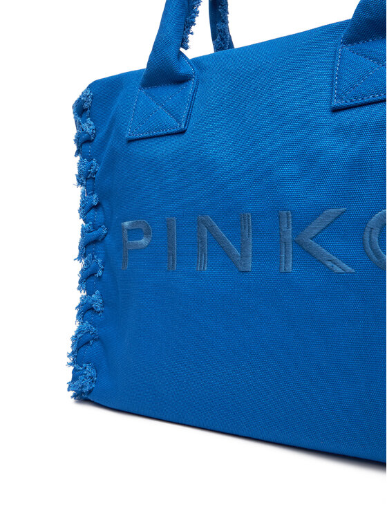 PINKO PINKO Kabelka Beach Shopping PE 25 PLTT 100782 A1WQ Modrá
