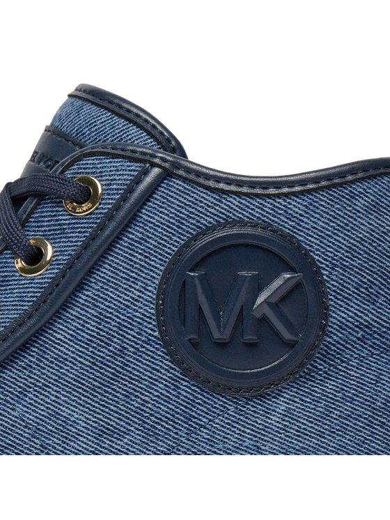 MICHAEL Michael Kors MICHAEL Michael Kors Trampki Evy High Top 43R4EYFS6D Niebieski
