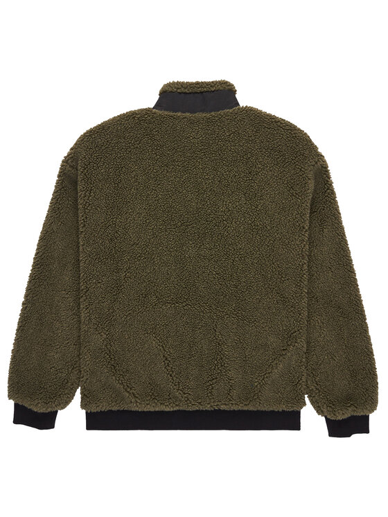 Element Element Fleecová mikina Oak Sherpa ELYJK00224 Kaki Regular Fit