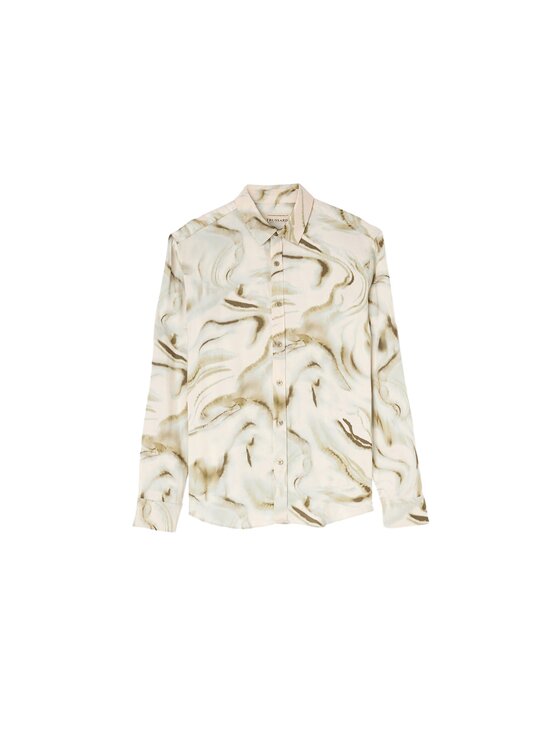 Trussardi Trussardi Koszula 5044N000081N0AC Zielony Regular Fit