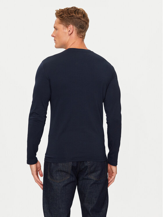 Emporio Armani Underwear Emporio Armani Underwear Marškinėliai ilgomis rankovėmis 111023 4F512 00135 Tamsiai mėlyna Slim Fit