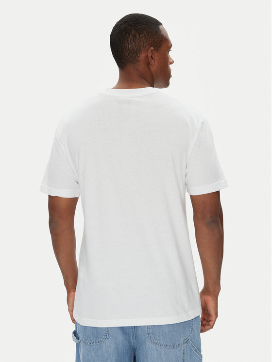DC Shoes DC Shoes T-Shirt ADYZT05461 Biały Regular Fit
