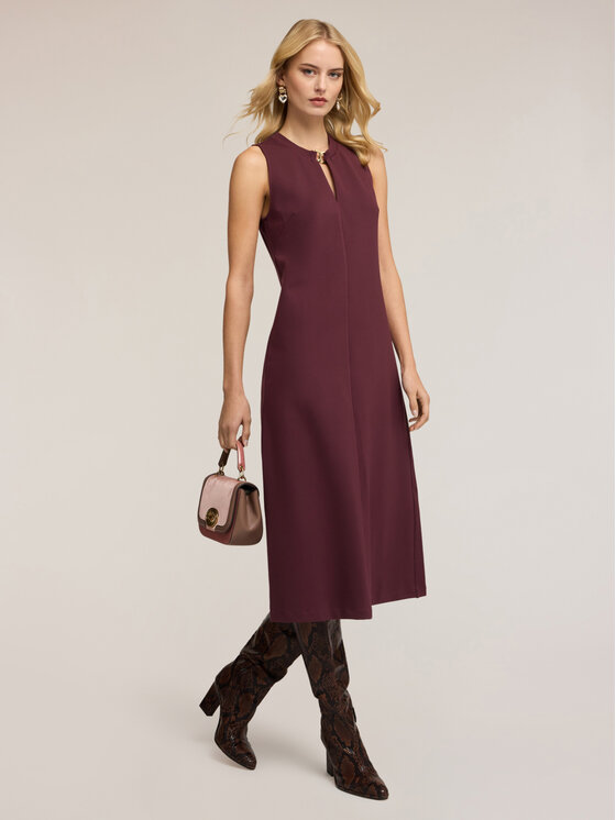 Motivi Motivi Vestito da giorno 7013Q003433N036 Bordeaux Regular Fit