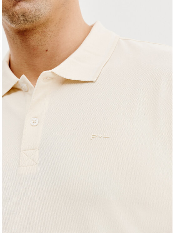 Pako Lorente Pako Lorente Polo P25SF-TX-004 Beżowy Classic Fit