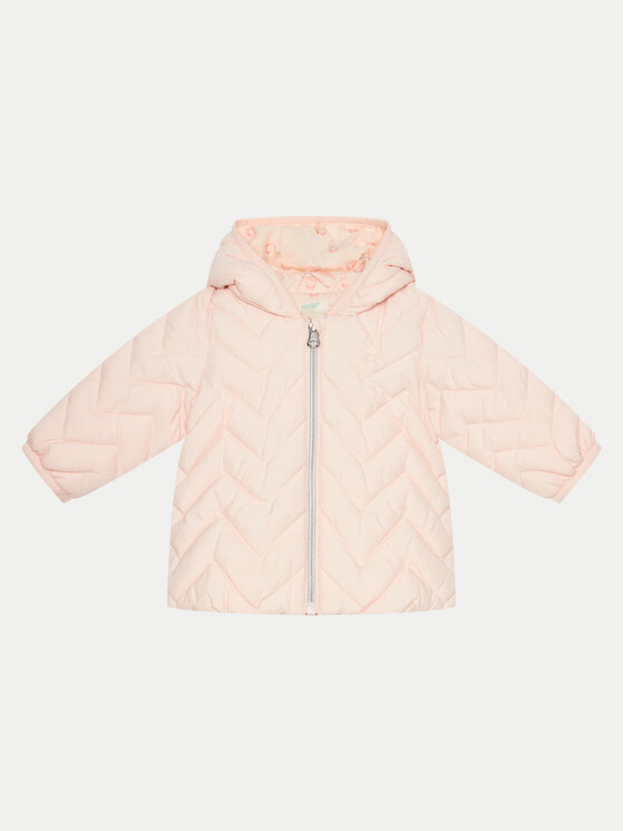 United Colors Of Benetton United Colors Of Benetton Giubbotto invernale 2WU0AN00S Rosa Regular Fit