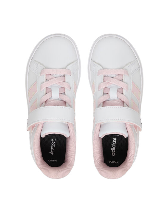 adidas adidas Sneakersy Grand Court Minnie El K JR8134 Biały