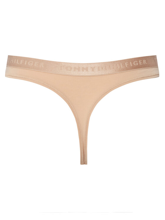 Tommy Hilfiger Tommy Hilfiger Στρίνγκ UW0UW06260 Μπεζ