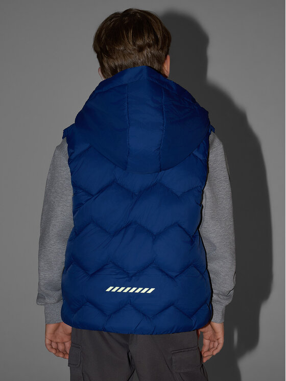4F 4F Kamizelka OUTERWEAR Granatowy Regular Fit