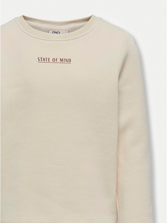 Kids ONLY Kids ONLY Felpa 15331174 Beige Box Fit