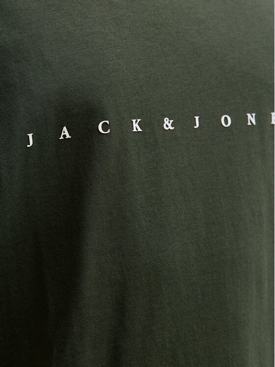 Jack & Jones Jack & Jones T-Shirt Star 12234746 Zielony Relaxed Fit