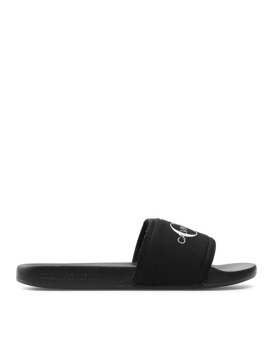 Calvin Klein Jeans Calvin Klein Jeans Natikače Slide Monogram Co YM0YM00061 Crna