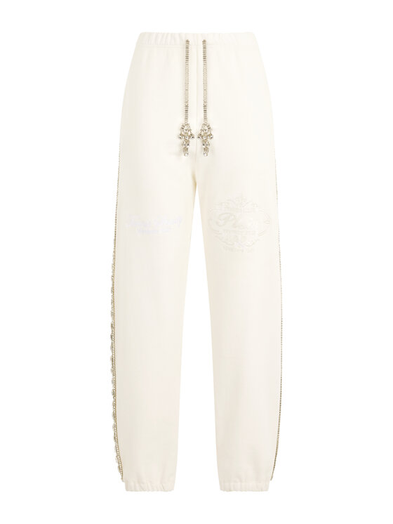 PHILIPP PLEIN PHILIPP PLEIN Spodnie dresowe 30519 Biały Jogger Fit