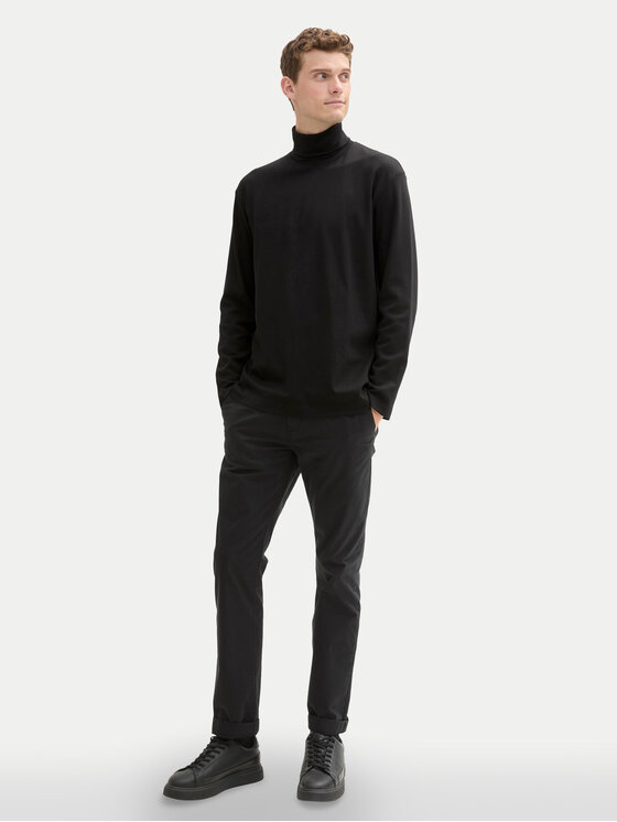 Tom Tailor Tom Tailor Rollkragenpullover 1043993 Schwarz Regular Fit