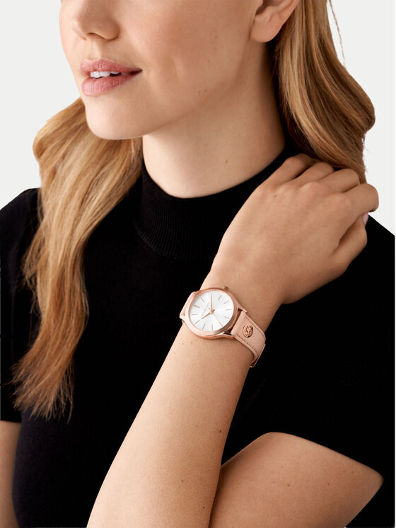 Michael Kors Michael Kors Ρολόι Slim Runway MK7545 Ροζ