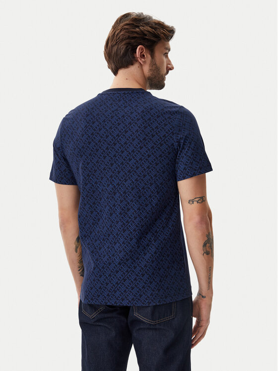 Tommy Hilfiger Tommy Hilfiger T-krekls Monogram MW0MW39251 Tumši zils Regular Fit